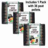 NEW Retails $45, Jiffy Seed Starting Kit, 36 Cell 36mm Peat Pellets