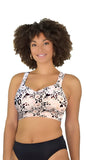 NEW Retails $45, Rhonda Shear Infinity Edge Body Bra, Animal Floral Print, Sz XL