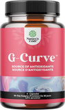 NEW G-Curve Womens Multi Vitamins Herbal Blend - Saw Palmetto for Women with Maca Roots, Horny Goat Weed & Tongkat Ali - Feminine Wellness Capsules with DHT Blocker & Hair Growth Supplement - 60 Ct, BB 06/2025