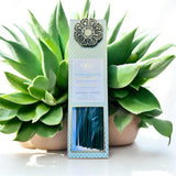 NEW Sage Mint Incense Sticks with Burner, Aromatherapy, Revitalizing