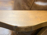 NEW Retails $300, Wayfair Joichiro 29.5" Wide Solid Wood Frame Upholstered Mid Century Modern Retro Armchair, Accent Chair Note: small scuff on 1 wood arm as shown in pics