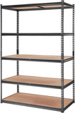 NEW IN BOX! VEVOR Heavy Duty Storage Shelving Unit, 5-Tier Adjustable, 2000 lbs Capacity,48" L x 24" W x 72" H! NOTE: Small damage on corner of 1 shelf board doesn't affect its use!