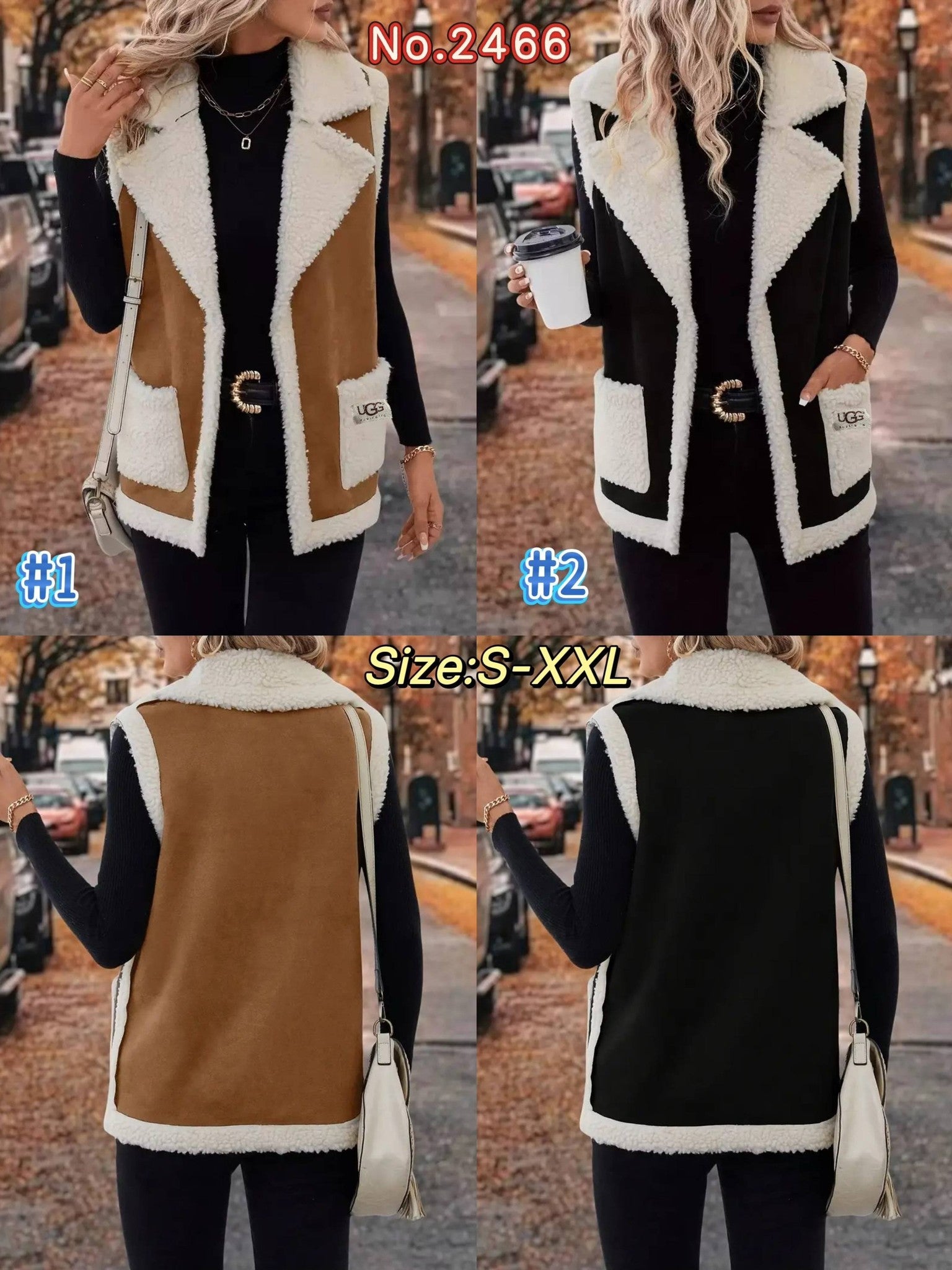 Vests No. 24667 2 Colors, Size S-XXL, Tax Included