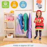 NEW Retails $650, Stock Wooden Toys Dress-up Stand with Mirror - Made in Canada