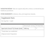 NEW Sealed, Kyolic Aged Garlic Extract Everyday Support Extra Strength 1000mg 30 Veggie Tablets - Vegan and Non-GMO, Exp: 02/27