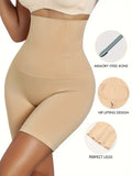 NEW Sleek High-Waist Boyshort Shaper: Tummy Control, Butt Lift, Seamless Design for Everyday Comfort & Confidence, Light Beige, Sz XS/S - Retails $98