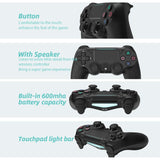 NEW DATA FROG Wireless Bluetooth Controller for PS4 Controller Remote Gamepad Compatible with PS4/Slim/Pro Dual Vibration Game Joystick for PC