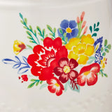 NEW The Pioneer Woman Farmhouse 6-Inch Blue & White Watering Can Ceramic Planter
