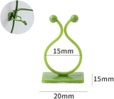 New ACCROL 10 Pcs Plant Climbing Wall Fixture Clips Rattan Vine Fixer Self Adhesive Hook Invisible Garden Binding Clip Wall Gardening (Color : Green Medium, Size : 10 PCS)