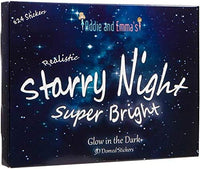 New Addie & Emma's Glow In The Dark Stars: 824 Realistic 3D Stars For Ceiling Or Walls In 4 Sizes – Twice The Glow Powder To Glow Brighter And Longer – More Realistic Looking Than Typical Glow In The Dark Stickers