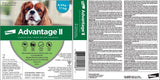 New Advantage II Flea Treatment for Medium Dogs weighing 4.6 kg to 11 kg (10 lbs. to 24 lbs.)-2 doses