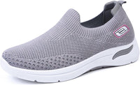 New Air Cushion Pain Relief Orthopedic Shoes for The Elderly, Breathable with Arch Support Mesh Casual Shoes Grey Sz 8.5