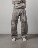 New Men's Akimbo Realtree Camo Straight Leg Fleece Lined Sweatpants, Fits L/XL