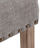 New in box! Amazing Quality Lark Manor Aldrina Linen Upholstered Back Side Chair (Set of 2) Grey, Retails $429+