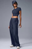 New Retails $65+ DUPE Alo Inspired Casual Pant, Blue Sz M! Amazing Quality!
