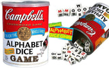 New Retails $36+ Campbell's Alphabet Dice Game, Crossword Game! Fun for the Whole Family!