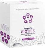 New Retails $115+ MentaBiotics® Advance Gut Brain Nutrition Prebiotic, Probiotic, and Phytobiotics, Raspberry Hibiscus, 30 Servings BB: 10/25