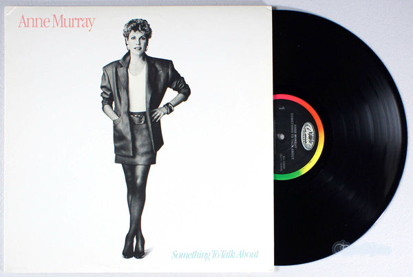Pre-owned Something To Talk About Anne Murray (Artist) 1986  Format: LP Record, comes with cardboard sleeve, both sleeve & record in good condition