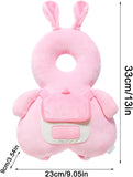 New Anti-fall Baby Head Guard Baby Head Protector Baby Fall Prevention Rucksack Head Cushion Head Protector Crash Head Protector with Assistant Strap for Injury Prevention Cute Comfortable Adjustable