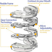 New Anti Snoring device, Snoring Solution, Stop Snoring Solution，Anti Snore Mouthguard with Case for women & men