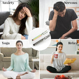 NEW UNISEX Necklace Stainless Steel Mindful Necklace for Breathing Exercises Relaxation Anxiety Relief Anapana Breathing Necklace Jewelry, Black