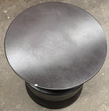 NEW Retails $324, Artisan crafted Indoor/Outdoor Urbia Mixx Jackson Stool/Table In Lava, very heavy, Small Chip on Top