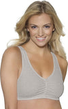 NEW Hanes Cooling Comfort Women's Bralette Pack, X-Temp, ComfortFlex Fit, Light Grey, Sz XL