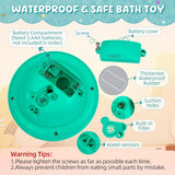 New in box! Astronaut Moon Baby Bath Toys for Toddlers, Spray Water Toy Rotation Baby Light up Bath Toys, Automatic Induction Sprinkler Shower Toys with LED, Ages 1 & Up