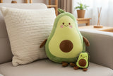 NEW Cute Avocado Hugging Pillow and Miniature Keychain Avocado! 12 Inches! Embroidery details