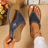 New Avylays Orthopedic Sandals for Women Breathable Mesh Hollow Sports Sandals Orthopedic Flip-Flops Summer Casual Shoes Blue sz 6