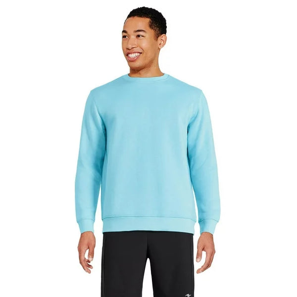 New with tags! Athletic Works Men's Fleece Sweatshirt in Sky Blu, ultra cozy, Sz M!