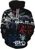 New Azuki Fashion Men's 3D Graphic Printed Hoodies Unisex Long Sleeve Casual Sweatshirt Sz L! Great Quality! Multi
