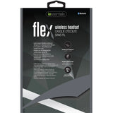 NEW iEssentials IEN-BTEFX-GRY Flex Neck Band Sport Series Bluetooth Earbuds with Microphone (Gray)