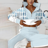 NEW Classy Blue and White Two Piece Set - Size XL - Retails $107+