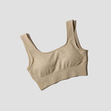NEW Seamless Medium Support Sports Bra for Active Women, Sz L