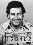 NEW Lord Pablo Escobar Narcos Mugshot Poster Canvas Painting Colombian Drug Gangster Wall Art For Living Room Home Decoration, No Frame, 50x70cm (19.69 inch x 27.56 inch)