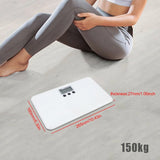 New Retails $65+ High Precision Compact Portable Electronic Scale 150kg,Body Scale for adults, babies & pets, Easy Storage, battery free design!
