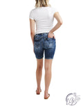 NWT Retails $64, Elyse Mid Rise Bermuda Shorts, Plus Size, Sz 14 Waist