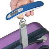 New Abastado Electric Baggage Hanging Scale OCD-16 50kg/110lb with kg/lb/oz/g LCD DisplayBlue