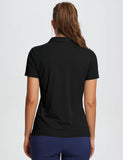 New with tags! Baleaf Women's Flyleaf UPF50+ Polo Shirt in Black, Sz S Retails $42+