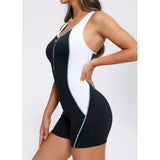 New BALEAF Women's Athletic One Piece Swimsuit Sport Swimwear Racerback Swimming Suit Full Coverage Black, Sz M (36)
