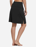 New Baleaf Laureate UPF50+ Knee-Length Skort in Black, sz L