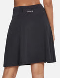New Baleaf Laureate UPF50+ Pleated Skort in Black, Sz 2X!