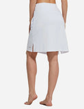 New Baleaf Laureate UPF50+ Knee-Length Skort in White, sz L