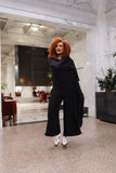 NEW Retails $108, Bamboo Blanket Scarf, Black