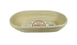 Retails 29+ NEW Banneton Natural Cane Oval Bread Proofing Basket., also great to use as a serving basket for rolls or bread
