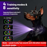 Shows Light use! 2 Pack Dog Bark Collars,Rechargeable Smart Barking Collar, Anti Bark Training Collar with 8 Adjustable Sensitivity, Barking Collar with Beep Vibration Harmless Shock, for Large Medium Small Dogs