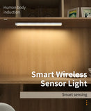 New Motion Sensor LED Bar Light Wireless Night Light Bedroom Kitchen Staircase Hallway Closet Cabinet Closet Lamp