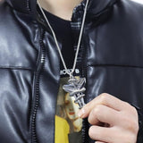 New Basketball Fan Memorial Necklace Pendant Viper Mamba Cross Necklace Boys and Girls Jewelry Trendy Matching