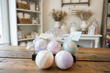 Set of 5 Bath Bombs 2.5-3 Inch Assorted Variety Fancy That Bath Shoppe Made in Canada!
